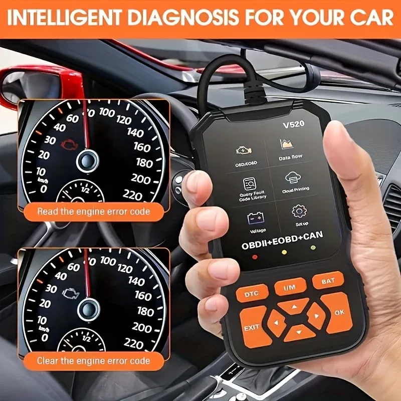 Outil de diagnostic automobile haut de gamme OBDII professionnel