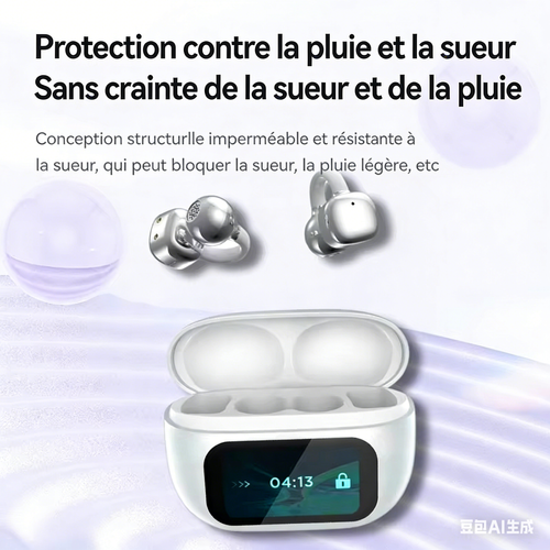 Casque de traduction Bluetooth à écran intelligent et basse profonde
