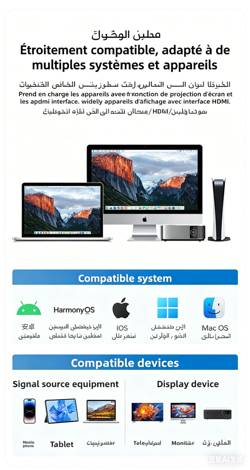 Dispositif de partage d'écran point à point HD sans fil