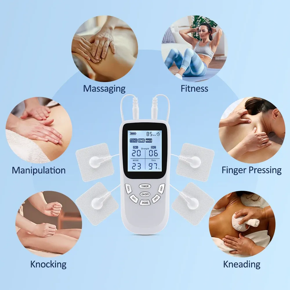 Appareil de massage à impulsions multifonction pour physiothérapie cou, épaules, dos et tout le corps