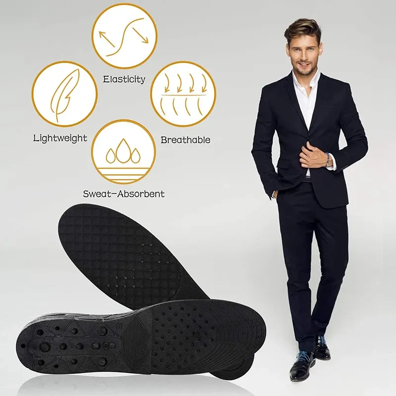 Semelles compensatrices à coussin d'air pour homme et femme
