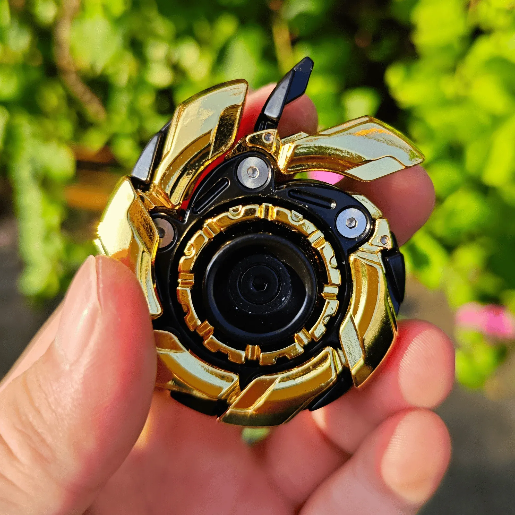 EDC Fidget Sliders Open Armor Spinning TopFidget Toys لتخفيف التوتر للبالغين ميتا المغناطيسي