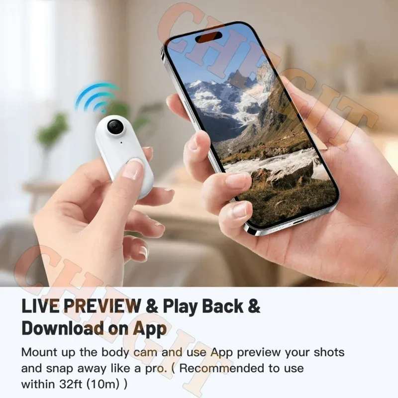 Caméra sportive WiFi miniature