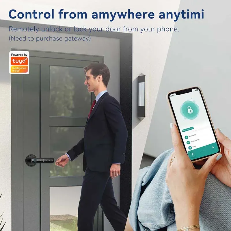 Serrure de porte intelligente écologique
