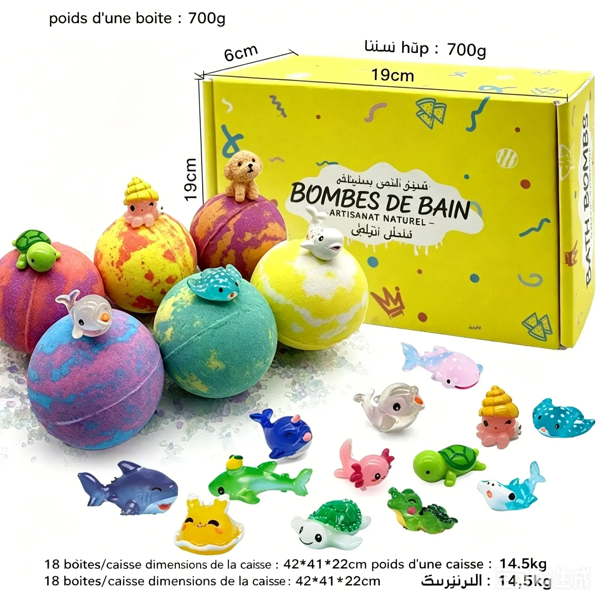 🇲🇦 Ballon à bulles pour baignoire pour enfants – avec jouet mystère – Paiement à la livraison 🔥🛁🎈🎁🛒