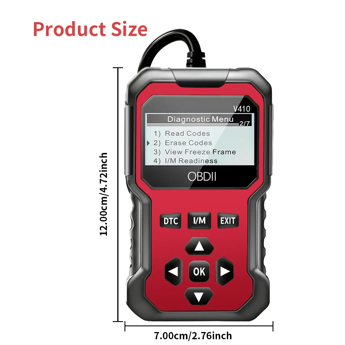 Outil de diagnostic automobile haut de gamme OBDII professionnel