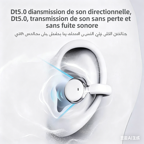 سماعة بلوتوث لاسلكية جديدة مشبك وشبه داخل الأذن، جودة صوت عالية وبطارية تدوم لفترة طويلة جدًا