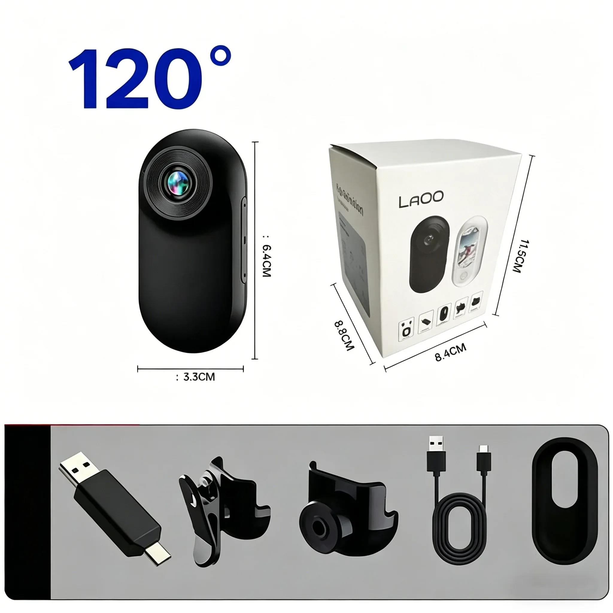 Caméra sportive WiFi miniature