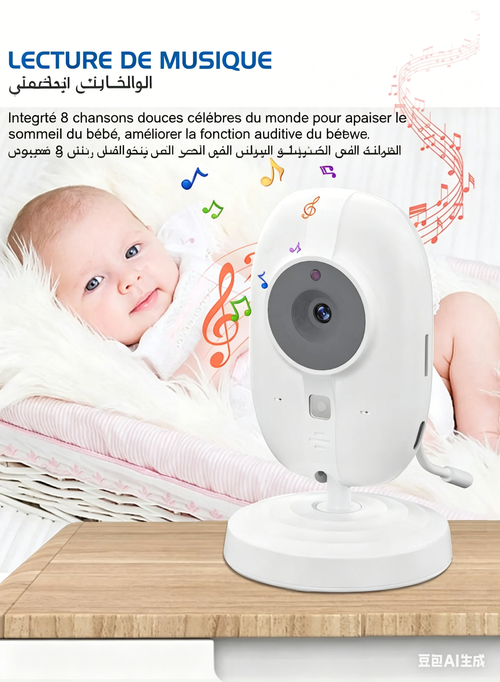 Caméra de sécurité pour bébé et surveillance domestique