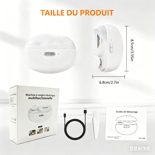 X-Coupe-ongles électrique 3 en 1