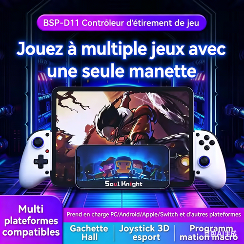 Manette de jeu rétractable