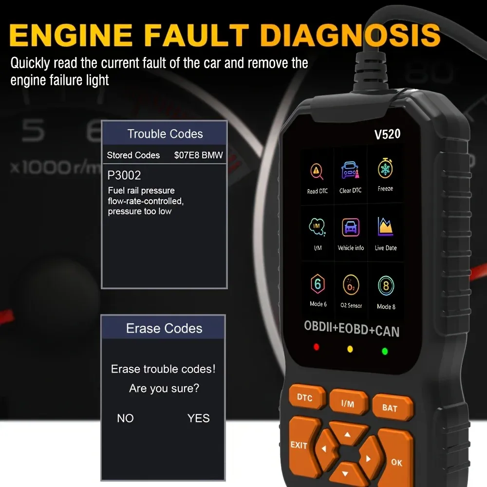 Outil de diagnostic automobile haut de gamme OBDII professionnel
