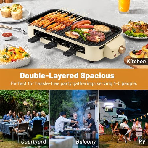 Multi-Functional Electric Indoor Grill & Baking Pan – Perfect for African Home Cooking