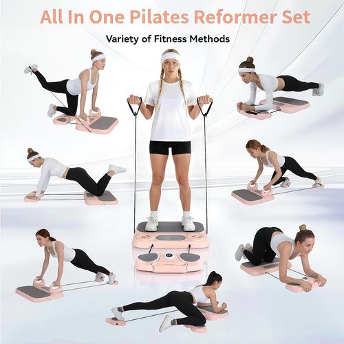 8-in-1 Foldable Pilates Board Set – Full-Body Home Workout for African Fitness