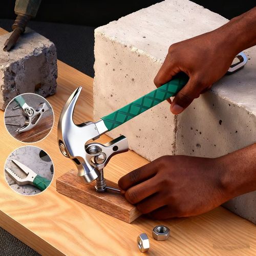 🛠️Multifunctional Wrench Claw Hammer👉