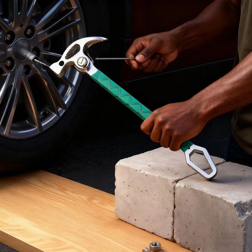 🛠️Multifunctional Wrench Claw Hammer👉