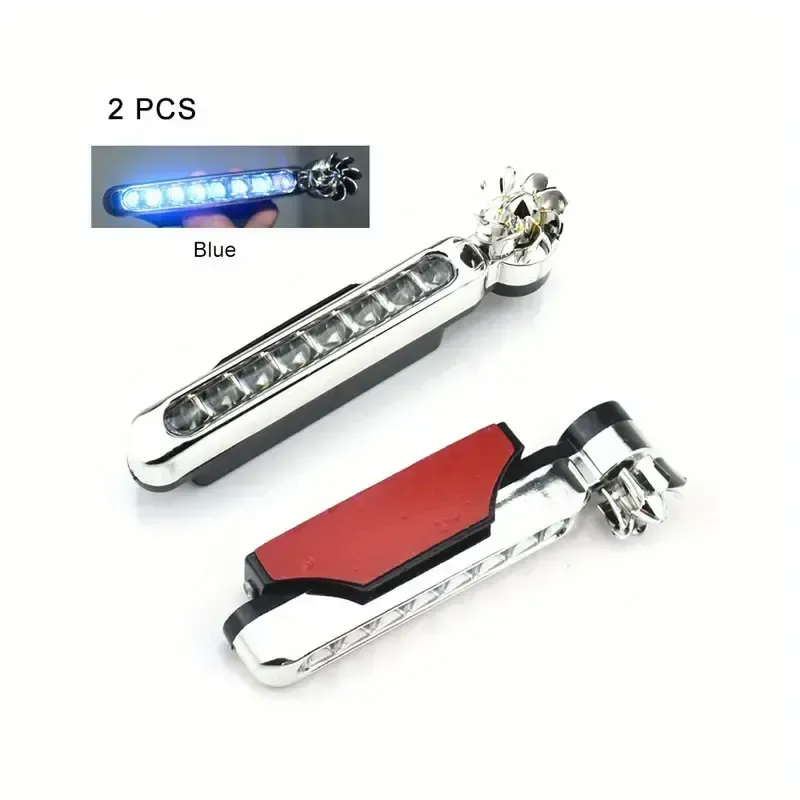 💯🔥💥Car LED Lights, Auxiliary Lighting Rotating Fan LED Lights, Car Universal Wind Energy Decorative LED Lights🎉🚀
