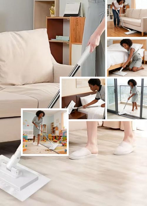 360° No-Dead-Angle Face Towel Mop