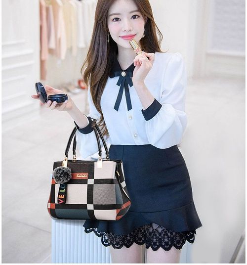 2026 🔥New Stylish Plaid Crossbody 💫 Tote Bag👜