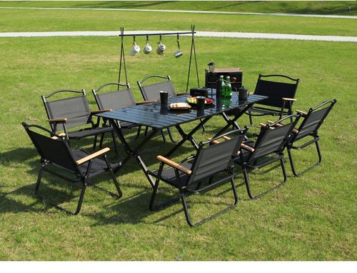 Aluminum Alloy Folding Portable Camping Table Lightweight Outdoor Picnic Table for Party Market
