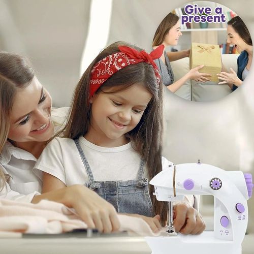 🔥💯🏹 Household Small Mini Sewing Machine Household Mini Electric Desktop Multi-Function Automatic Sewing Machine.💫😎👉
