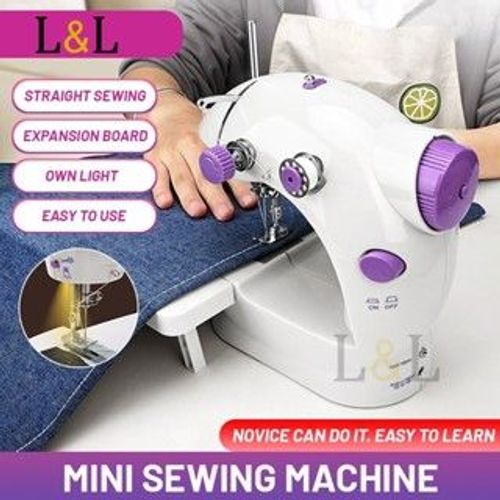 🔥💯🏹 Household Small Mini Sewing Machine Household Mini Electric Desktop Multi-Function Automatic Sewing Machine.💫😎👉