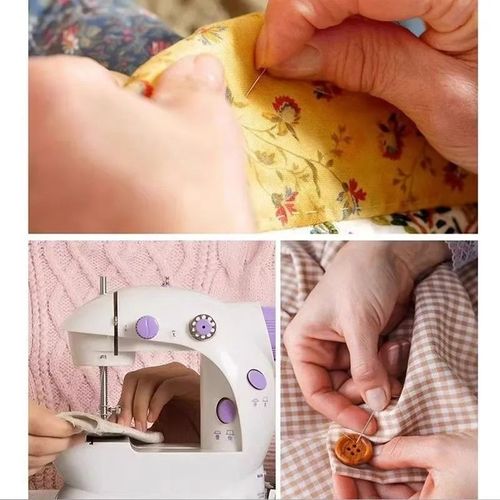 🔥💯🏹 Household Small Mini Sewing Machine Household Mini Electric Desktop Multi-Function Automatic Sewing Machine.💫😎👉
