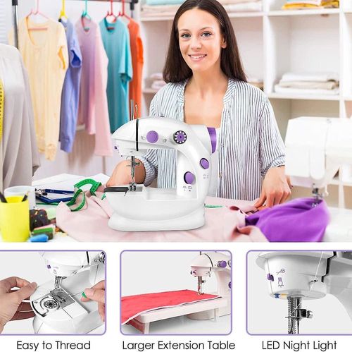 🔥💯🏹 Household Small Mini Sewing Machine Household Mini Electric Desktop Multi-Function Automatic Sewing Machine.💫😎👉