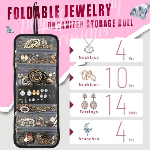 💼💗Large-Capacity Multifunctional Travel Makeup Bag 💄✨ Perfect for African Adventures🔥