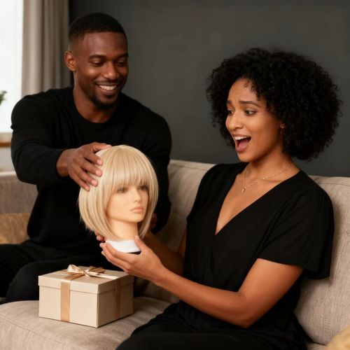 12.99 Inch Short Bob Wig with Bangs