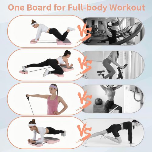 8-in-1 Foldable Pilates Board Set – Full-Body Home Workout for African Fitness