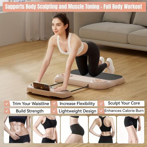 8-in-1 Foldable Pilates Board Set – Full-Body Home Workout for African Fitness