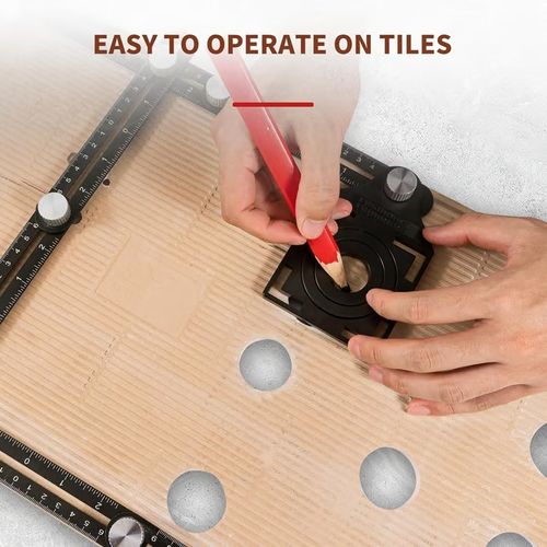 6-Sided Foldable Multi Angle Measuring Ruler