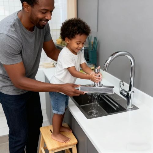 👨‍👩‍👧‍👦New Waterfall Kitchen Faucet💦