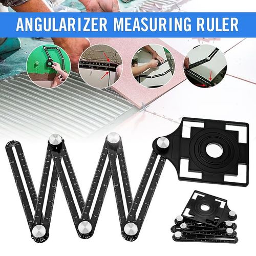 6-Sided Foldable Multi Angle Measuring Ruler