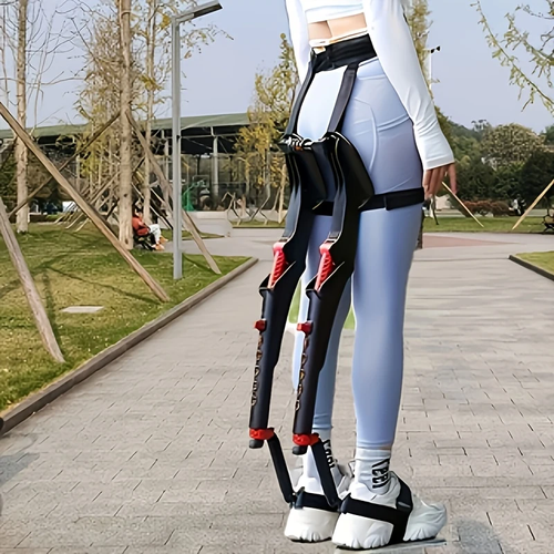 （Adjustable Wearable Exoskeleton Chair） 300 lbs Load Capacity Adjustable Wearable Exoskeleton Chair -Durable PA and PP Materials - Suitable for Outdoor Leisure, Maintenance, Fishing, Work