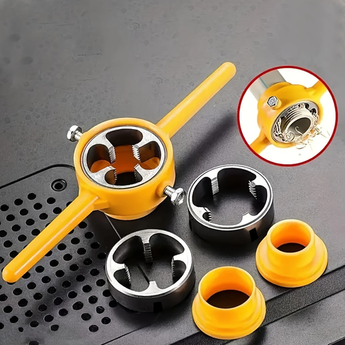 Durable Plastic Pipe Threading Tool - Long Grip Design for Easy Handling, Water Pipe Tap Gadget for Efficient Threading