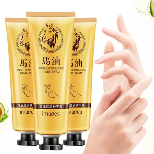 Horse Oil Nourish Hand Cream Moisture Chapping Hand Lotion Anti-Dryness Moisturizing Repair Nourishing Hand Care