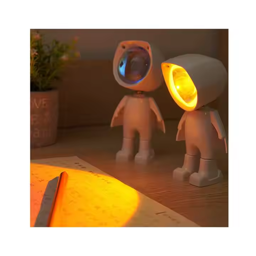 Sunset Photography Afterglow Projector USB Rechargeable Home Bedroom Lighting Astronaut Decorative Moon Night Table Light Lamp