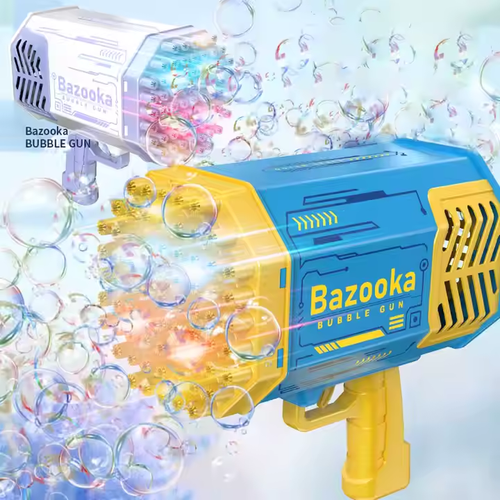 69 Holes Rocket Bazooka Bubble Gun Bubble Toys Gun