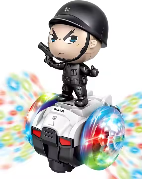 Dancing Police Robot Car Kids Toys for 3 4 5 6 7 8 Years Old Boys and Girls