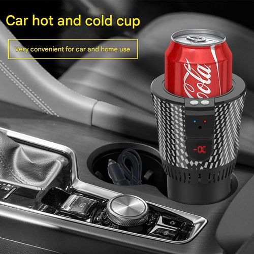 Mini frigorífico automóvel com copos inteligentes quentes e frios