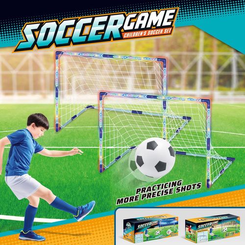 Conjunto prático de balizas de futebol, brinquedos desportivos e de lazer destacáveis