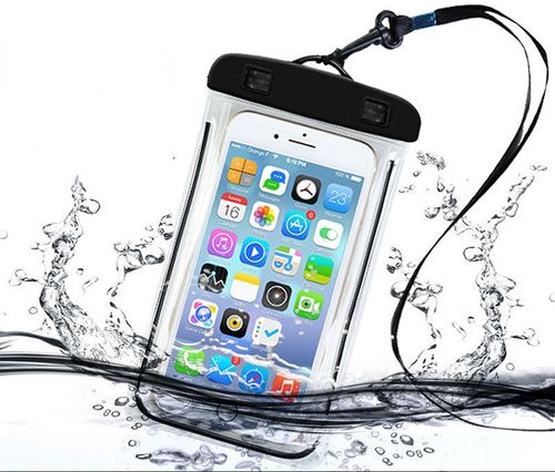 2pcs Phone Bags Water-proof Cellphone Bag With Lanyard Outdoor Bag for Phone Card Keys