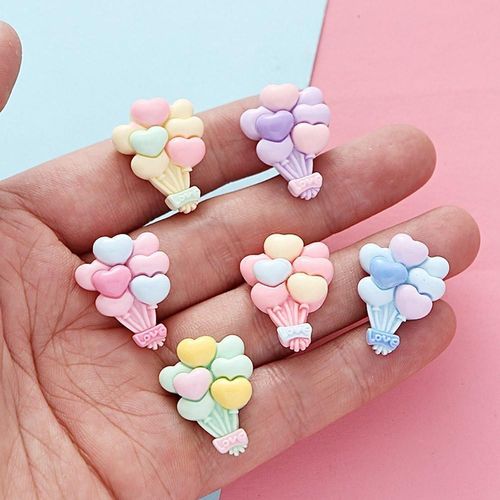 10 Colorful Cute Balloons DIY Cream Glue Homemade Phone Cases B1F4