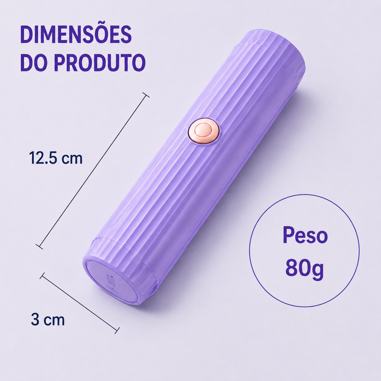Detalhes do depilador elétrico