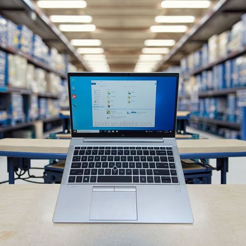 Second-hand laptops of various models
