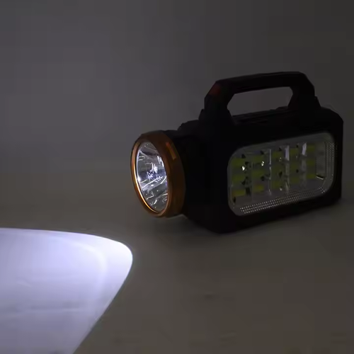 Solar hand lamp multi-function rechargeable LED portable lamp for hiking and camping outdoor hand lamp with data cable