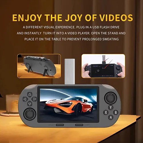 SF3000 Retro Games Console 4.5 Inch IPS Screen Support Multiple Simulators Game Portable Handheld Game Console