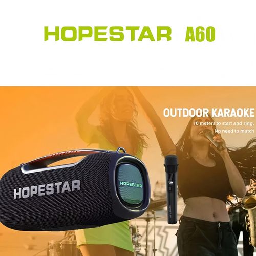 Hopestar A60 100W High Power Portable Bluetooth Speaker Outdoor Heavy Bass Subwoofer for Gaming Parties